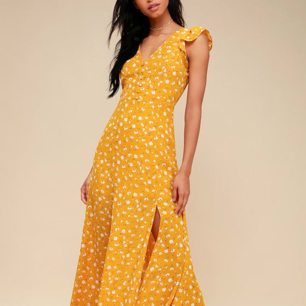 Lulus backless maxi dress  NWT